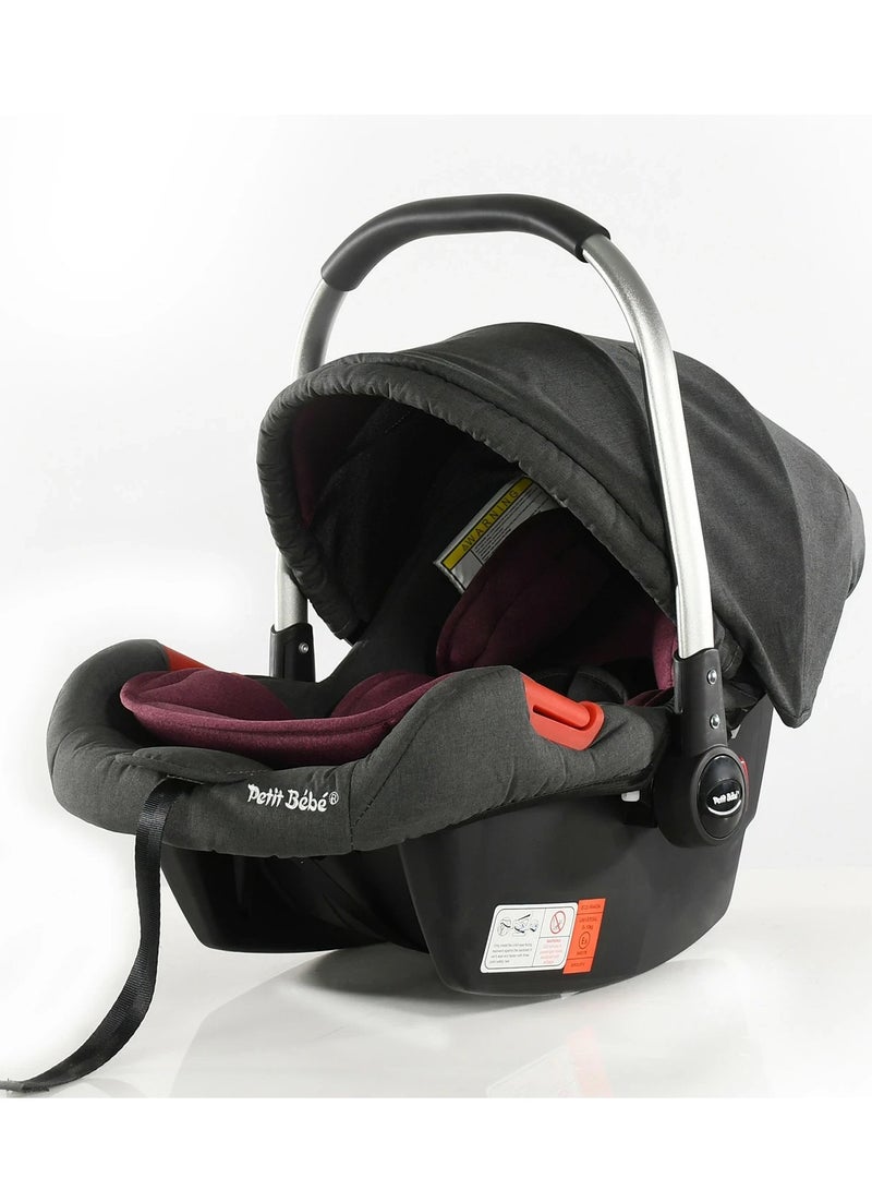 petit bebe Baby/Kids 4-in-1 Car Seat - 4 Position Recline 5-Point Safety Harness – 10 Level Adjustable Headrest, 0 months to 12 years (Group 0+/1/2/3), Upto 36kg - Image 2