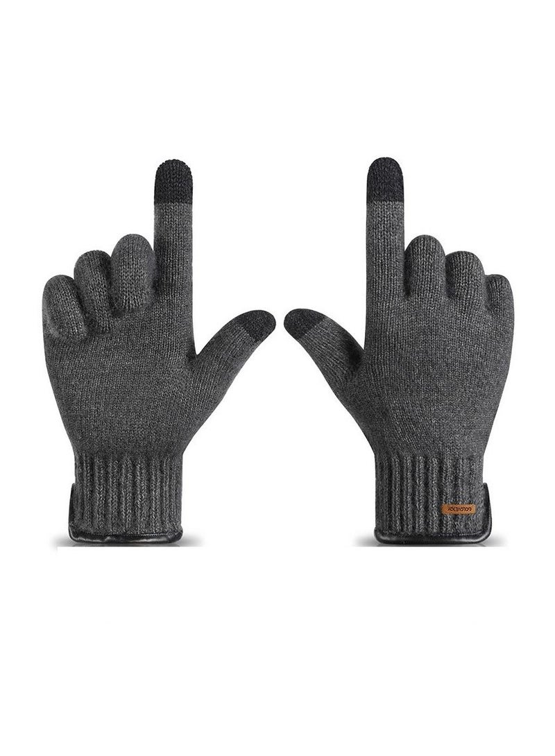Golovejoy Men's Non-slip Fashion Casual Business Gloves 