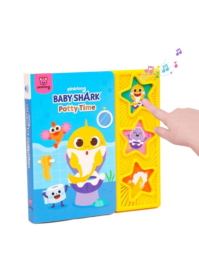 Pinkfong Baby Shark Potty Time Sound Book: Interactive Potty Training StorybookㅣBaby Learning Toys l Interactive Electronic Educational Learning for Preschoolers and Toddlers 1-3 - Image 1