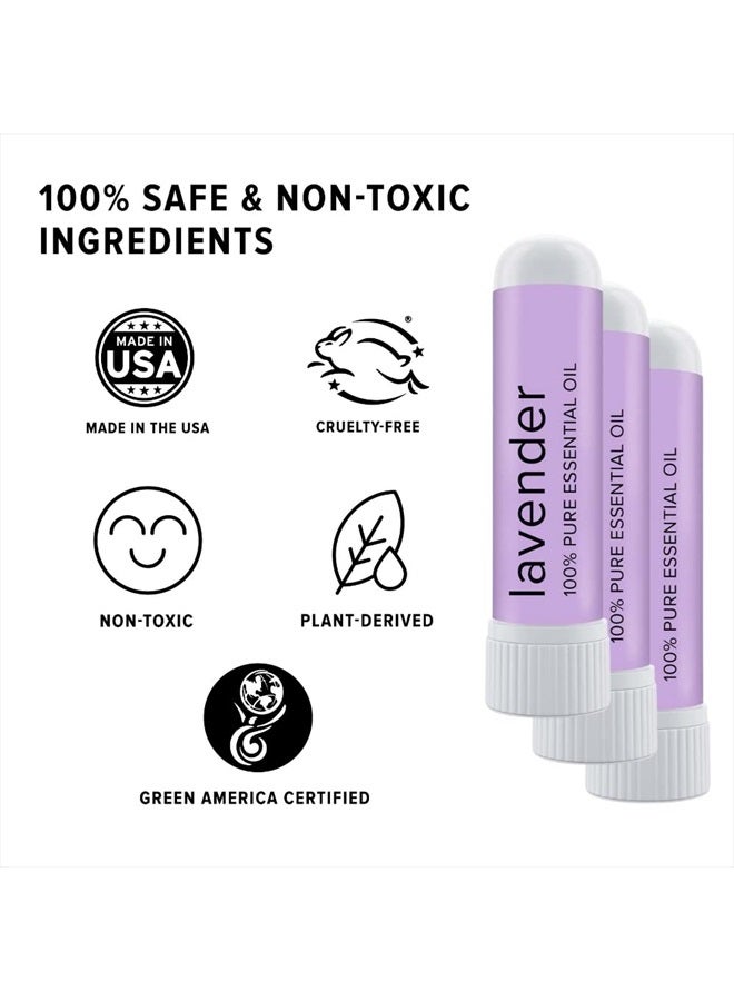 MOXE MOXĒ Lavender Essential Oil Nasal Inhaler, Therapeutic No-Mess Aromatherapy, Relaxation, Naturally Calming, Before Sleep Routine, Uplifts Mood, Pure and Undiluted, Made in USA (3 Pack) - Image 5