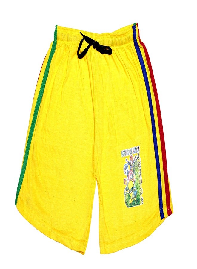 CHACKO Boys Pack of 3 Short's_4-5 Year Multicolour - Image 5