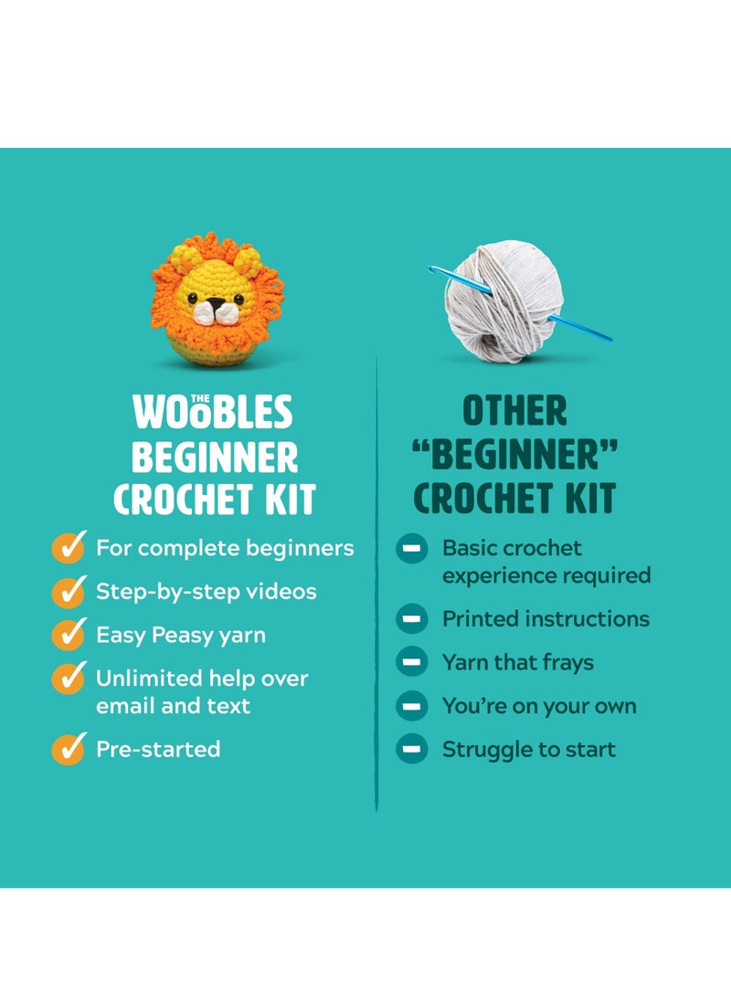 Arabest - Beginners Crochet Kit, Easy Peasy Yarn as seen on Shark Tank, with Step-by-Step Video Tutorials, Pierre The Penguin - Image 1