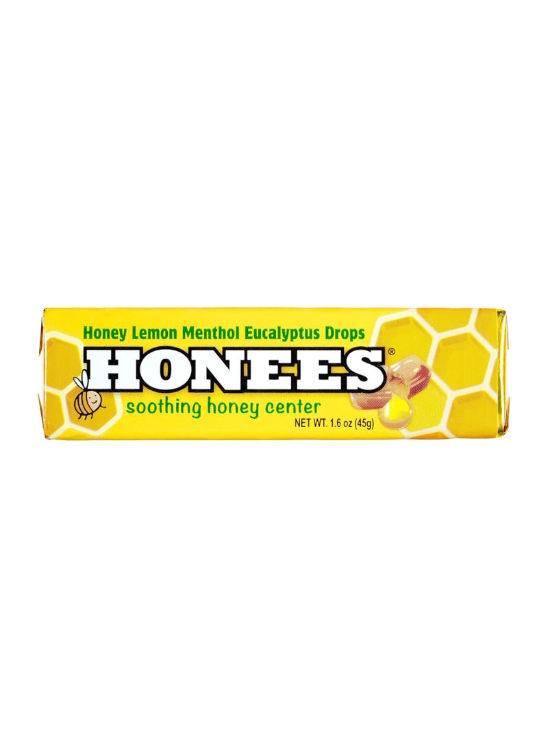 All Natural Menthol Lemon Cough Drops 9 Count Per Bar