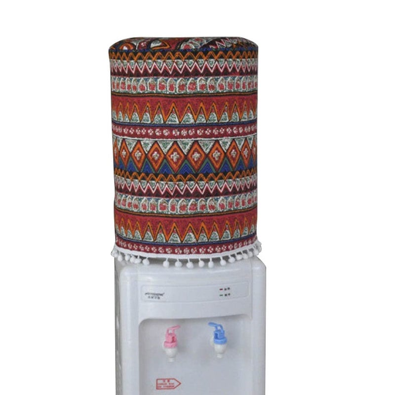 5 Gallon Water Dispenser Barrel Sleeve Vintage Bohemia Style Water Bucket Dust Cover Water Dispenser Bottle Protective Covers for Home Office Hotel Decro