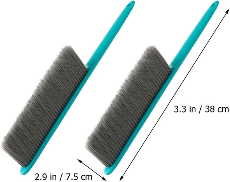 2pcs Long Handle Dust Cleaning Brush Soft Bristle Household Bed and Sofa Sweeping Brush for Home Dust Removal - Image 2