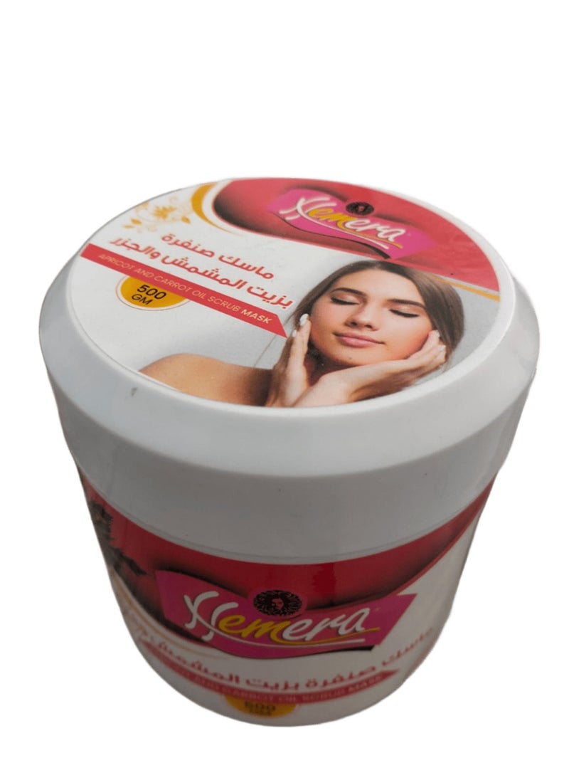 Hemera - Hemera Scrub Mask with Apricot & Carrot Oil 500 g - Image 1