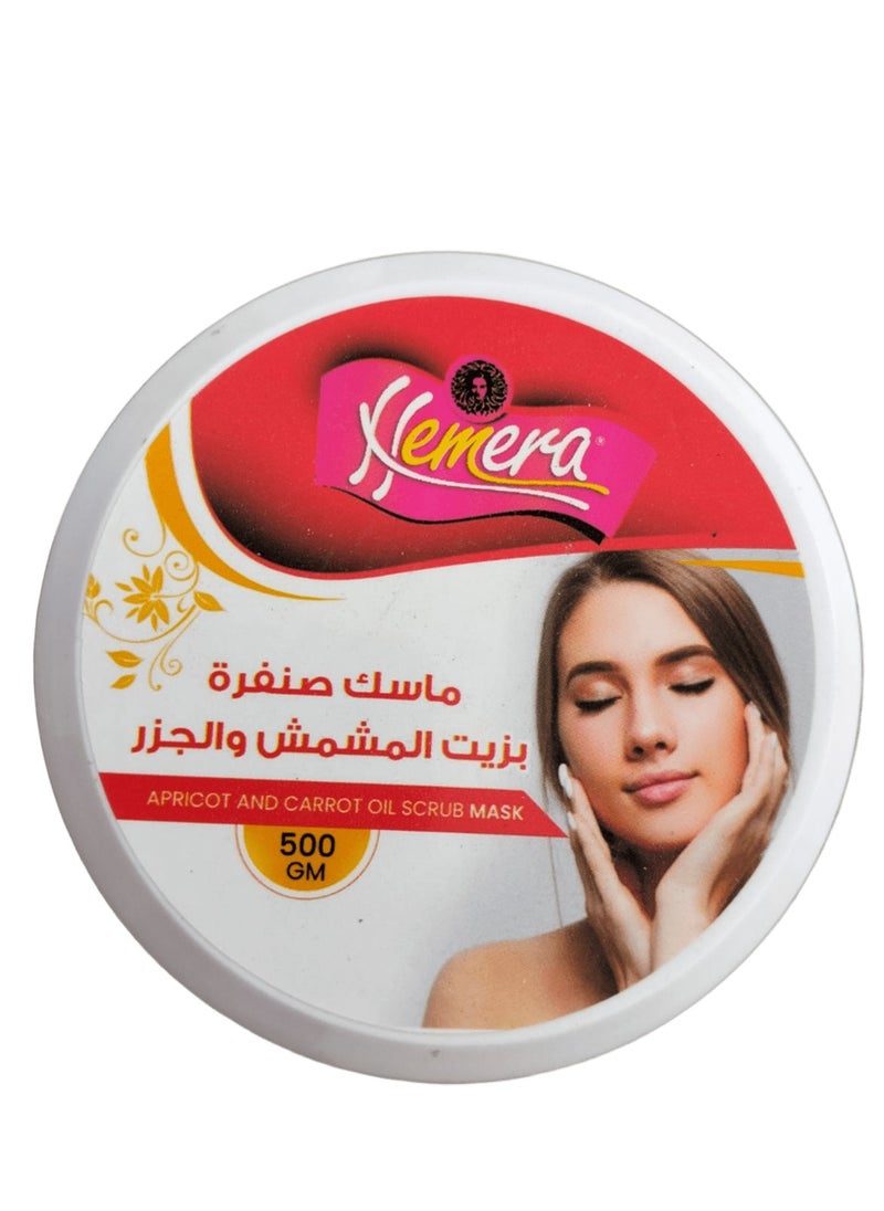 Hemera - Hemera Scrub Mask with Apricot & Carrot Oil 500 g - Image 1