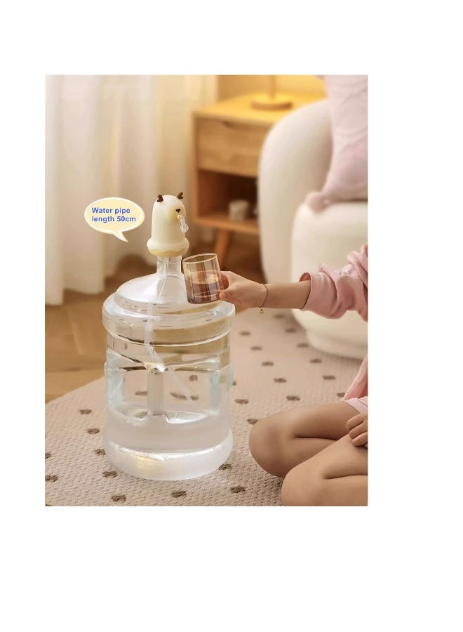 موزع مياه كهربائي محمول، مضخة زجاجة مياه سعة 5 جالون، موزع زجاجة مياه محمول لطيف، مضخة موزع مياه شرب أوتوماتيكية، للتخييم، المطبخ، الورشة، المرآب - Image 2