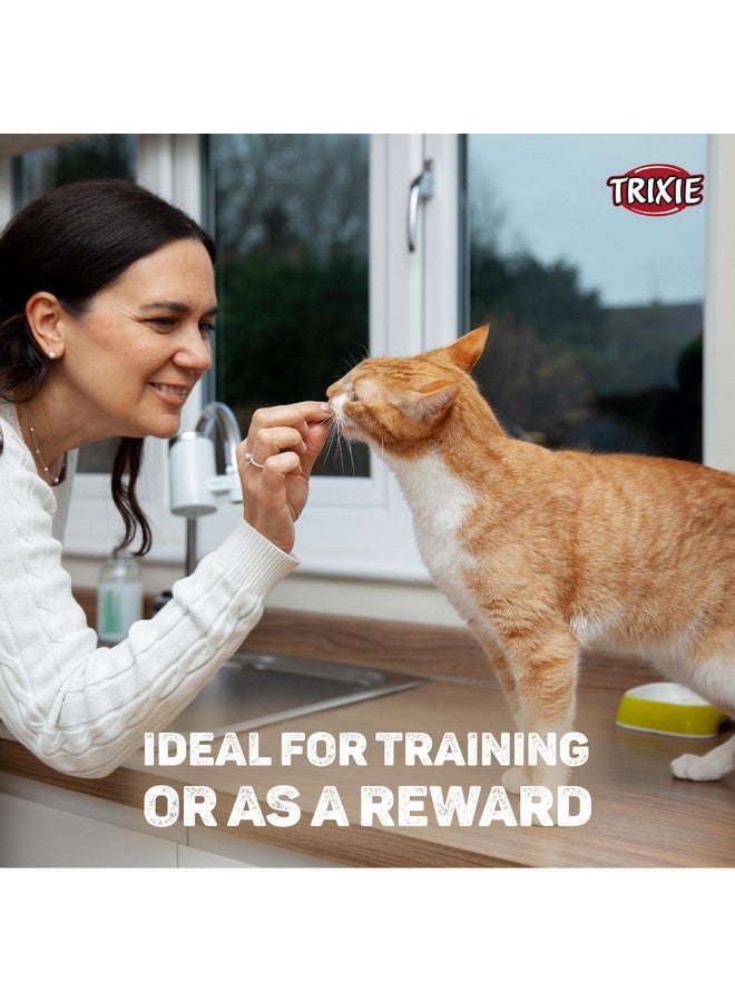 تريكسي مجموعة مكافآت القطط من ساندويتشات التونة الفاخرة ووجبة خفيفة من بريمو ترينر، قطع السمك الصغيرة، مكافآت غنية بالعناصر الغذائية للقطط، مناسبة لجميع السلالات - (عبوة من قطعتين) - Image 5