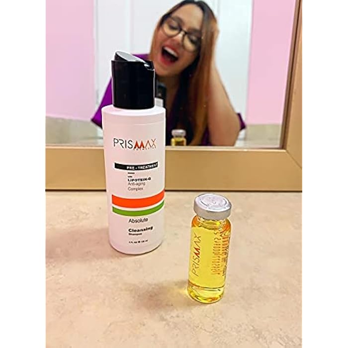 Prismax Pre-Wash Clarifying Shampoo with Keratin - Use Before Hair Treatments, Coloring, Processing, etc. - 4oz - Image 5