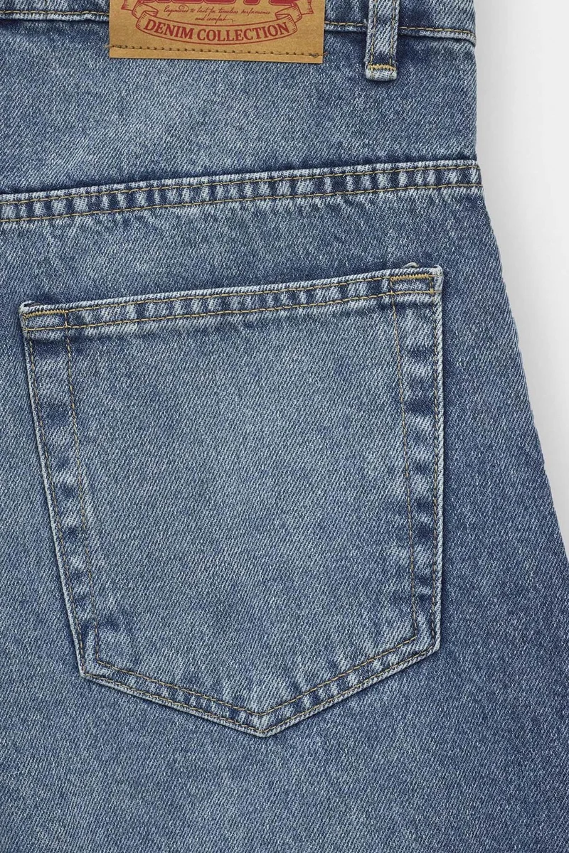 Giesto Mid Blue Denim GIESTO Straight-Leg Jeans for Men | Best Price UAE