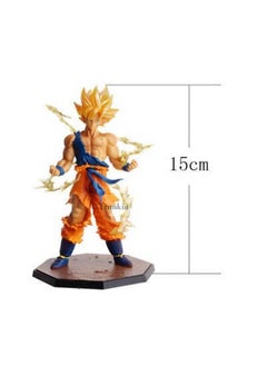 Trunkin Trunkin | DBZ Son Goku Super Saiyyan 2 Rage Action Figure | PVC Multicolor Anime Figurine | Weeb Manga Collectible Model Toy Standie | 15 Cms  - Image 5