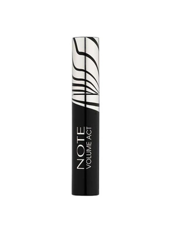 Note Volume Act Mascara With Vitamin E - Black  - Image 3