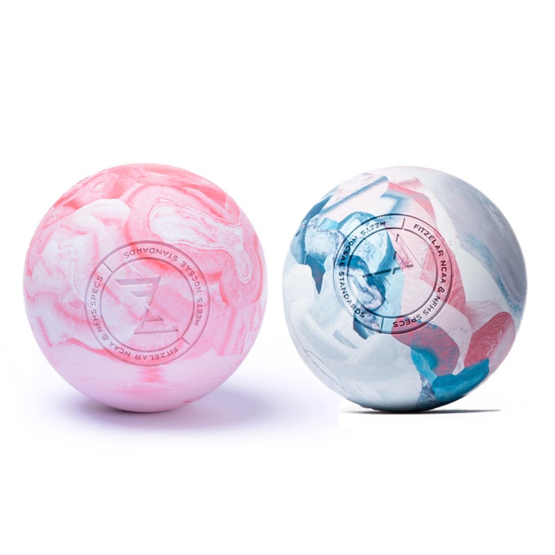 FITZELAR 2PCS Massage Lacrosse Balls for Myofascial Release SGS Certification Massage Deep Tissue for Foot Back Shoulder Feet Trigger Point Therapy Relieving Muscle Pain 2 Pieces