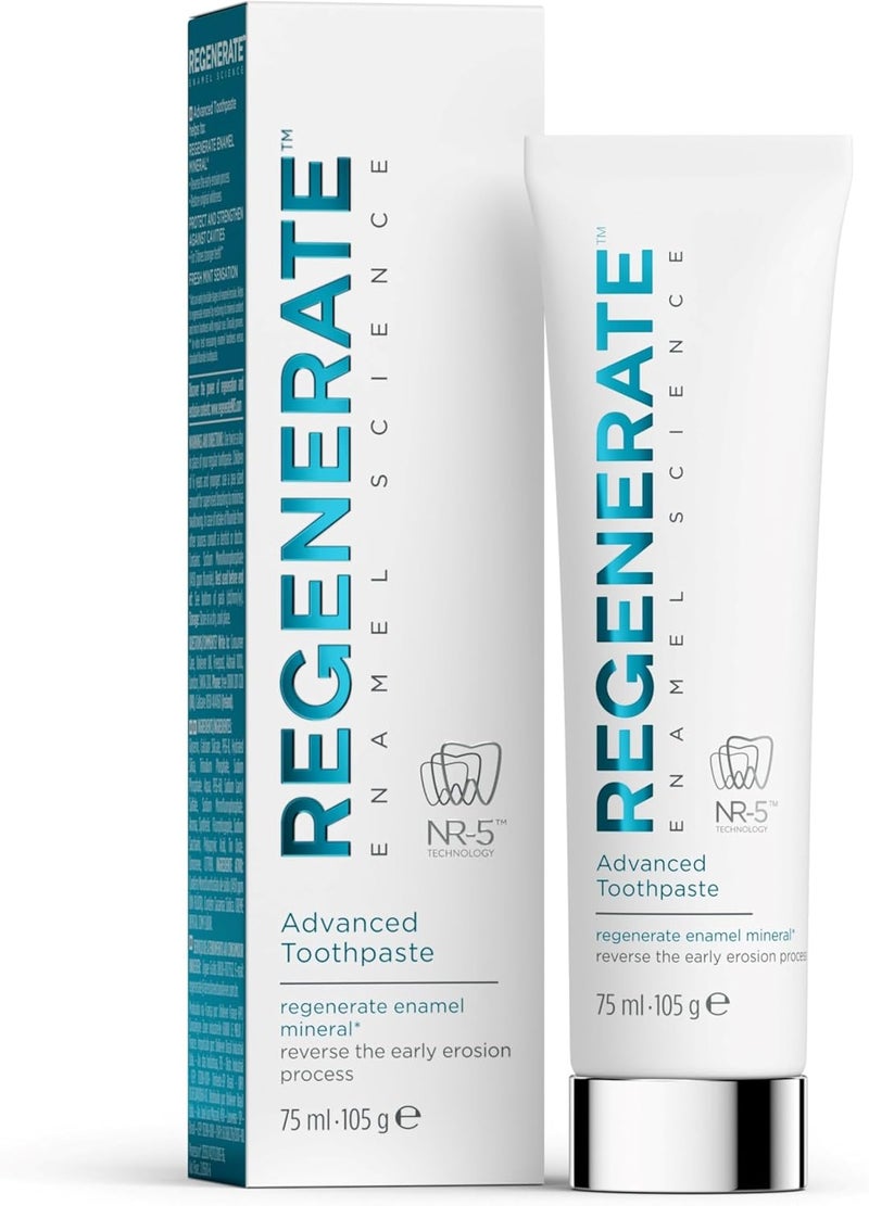 Regenerate Advanced Toothpaste to repair tooth enamel for strong healthy teeth 75ml - Image 1