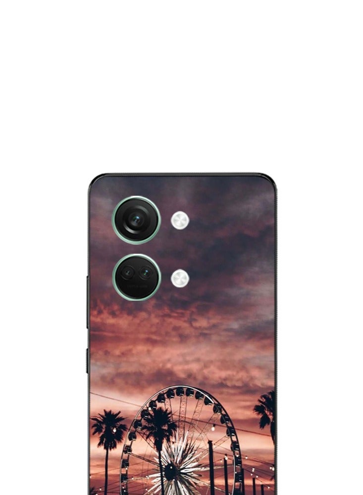 Service Zone Protective Printed Mobile Back Cover Gorgeous Aesthetic Lights For Oneplus Nord 3 5G - Image 2