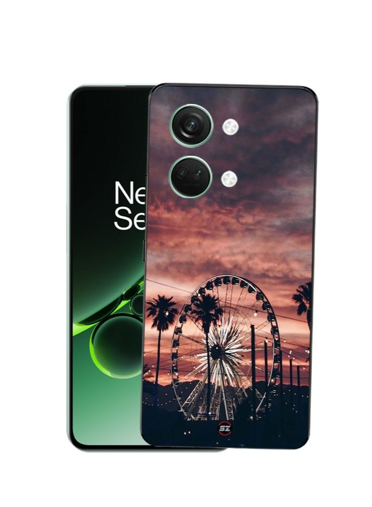 Service Zone Protective Printed Mobile Back Cover Gorgeous Aesthetic Lights For Oneplus Nord 3 5G - Image 3