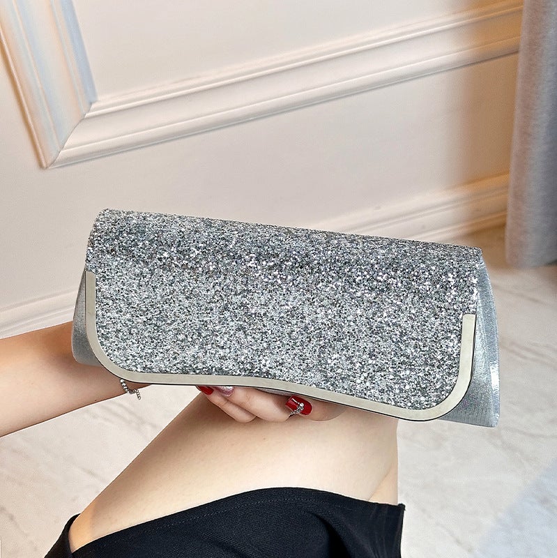 Manufacturer Clutch Bag, Evening Bag, Sequined Shoulder Bag, Crossbody Bag, High-End - Image 2