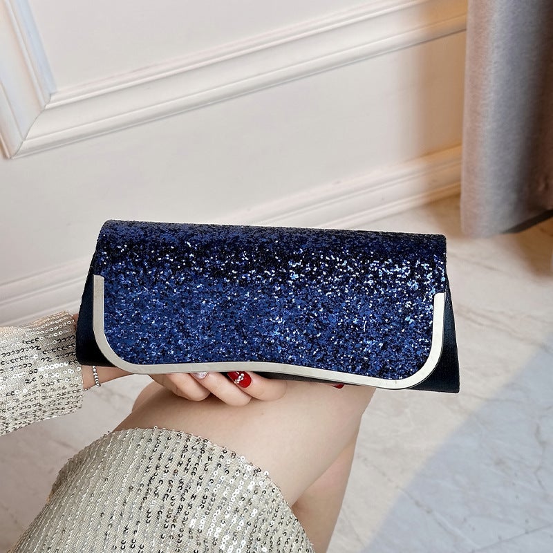Manufacturer Clutch Bag, Evening Bag, Sequined Shoulder Bag, Crossbody Bag, High-End - Image 4