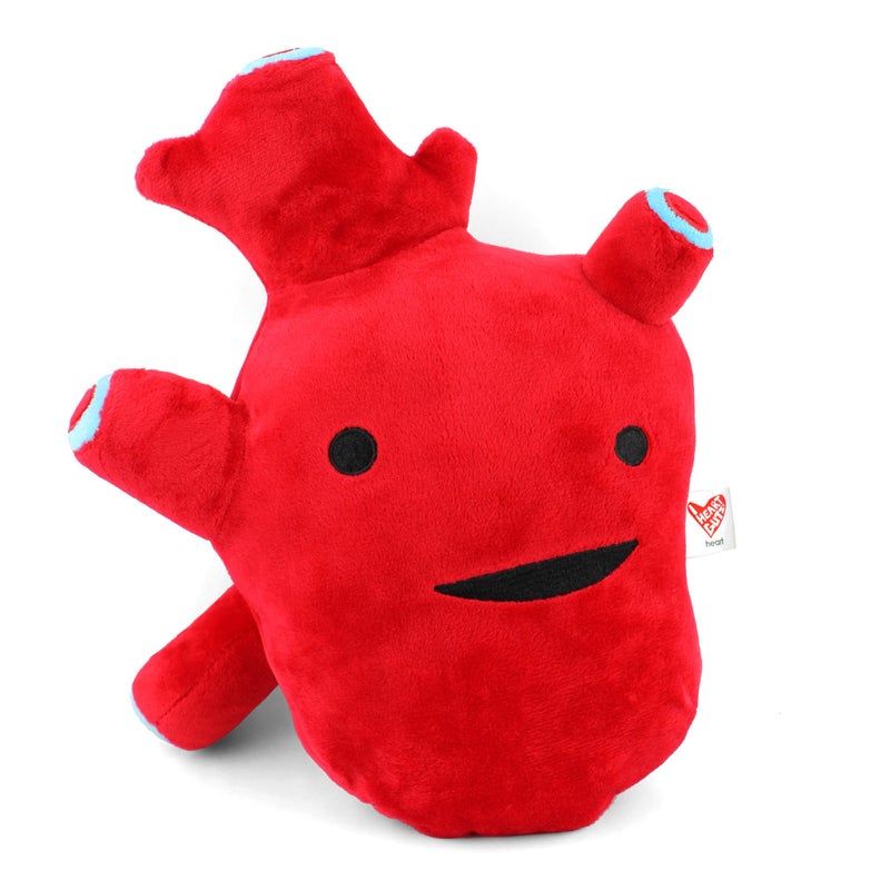 I Heart Guts Heart Plush I Got The Beat 10 Stuffed Heart Plushie for Open Heart Surgery Gifts Educational Cardiologist Gifts for Med Students Science Teachers Cardiac Nurses - Image 2