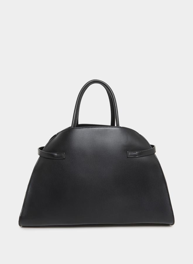 Styli Belted Handbag with Dual Handle - Image 2