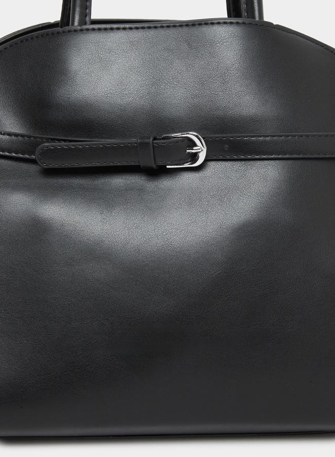 Styli Belted Handbag with Dual Handle - Image 3