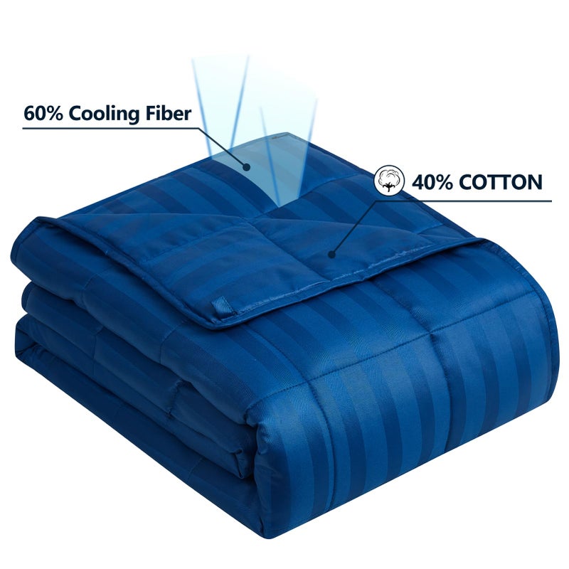 anfie Weighted Blanket(60""x80"" 12lbs) Ultra Soft and Cozy Cooling Weighted Blanket for Adult Heavy Blanket with Machine Washable Soft Blanket - Image 2