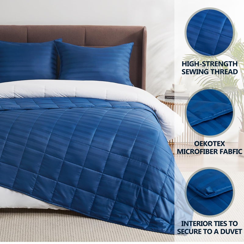 anfie Weighted Blanket(60""x80"" 12lbs) Ultra Soft and Cozy Cooling Weighted Blanket for Adult Heavy Blanket with Machine Washable Soft Blanket - Image 3