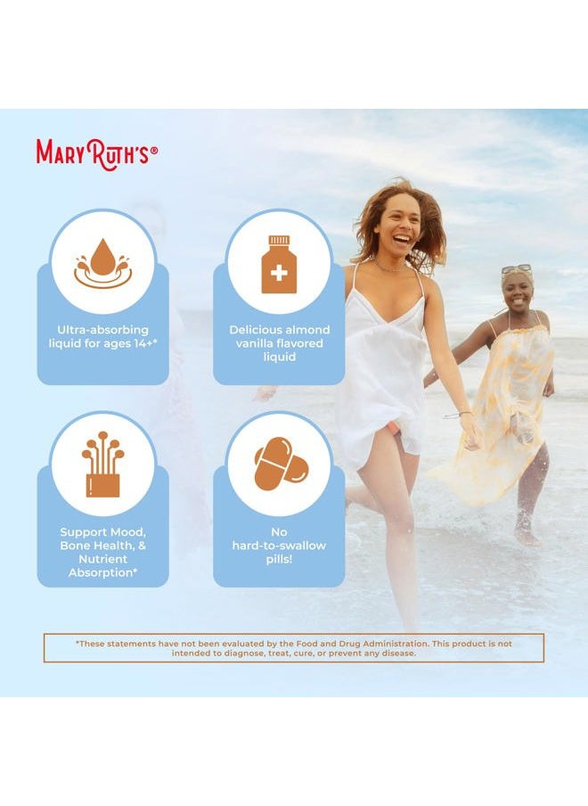 MaryRuth Organics - Magnesium Liposomal| Magnesium Supplement | Magnesium Bisglycinate | Muscle & Bone Support | Mood Support Vitamin | Vegan | Non-GMO | Gluten Free | 15.22 Fl Oz | 30 Servings - Image 1