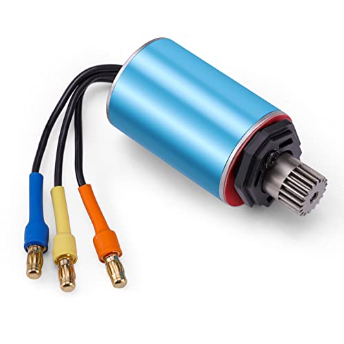 HAIBOXING 118TH Scale RC Cars Spare Parts Brushless Motor with Motor Pinion wSet Screw Apply to 18859A M1904 M1905 - Image 1