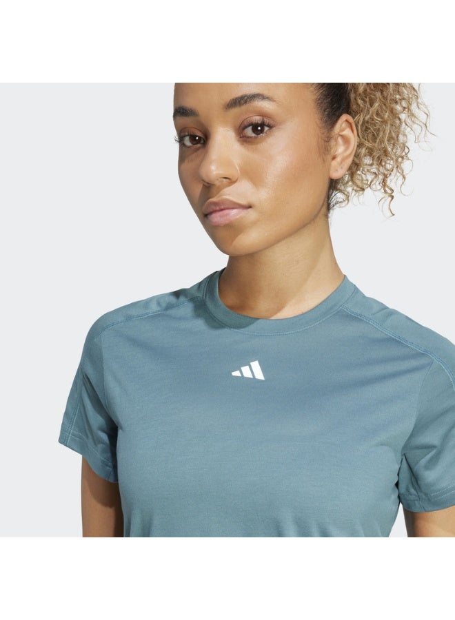 Adidas WE CREW T           PRETEA/WHITE - Image 1