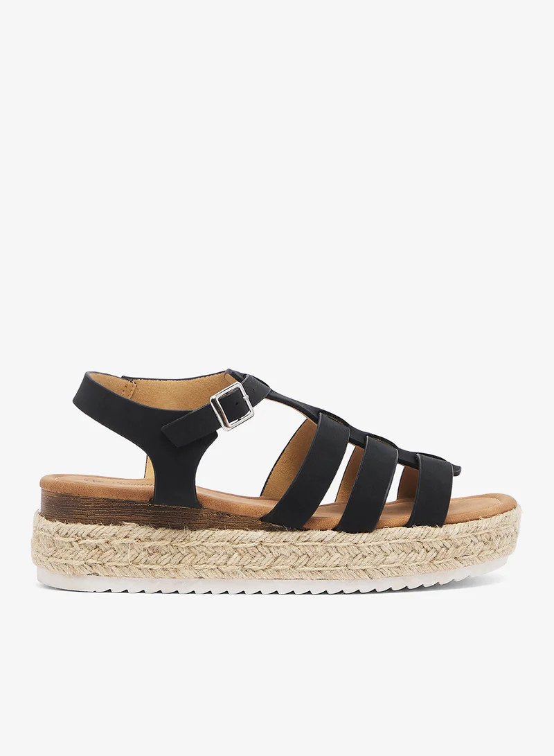 سافانا كولكشن صندل مسطح بكعب منخفض