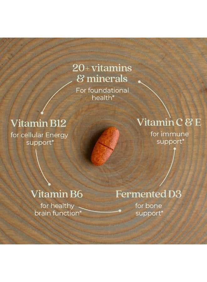 New Chapter Every Woman's One Daily 55+ - Multivitamin for Women - Supports Immune, Bone & Vision Health* - Gentle on the Stomach - Non-GMO, Gluten Free, Dairy Free, Vegetarian & Kosher - 72 Tablets - Image 4