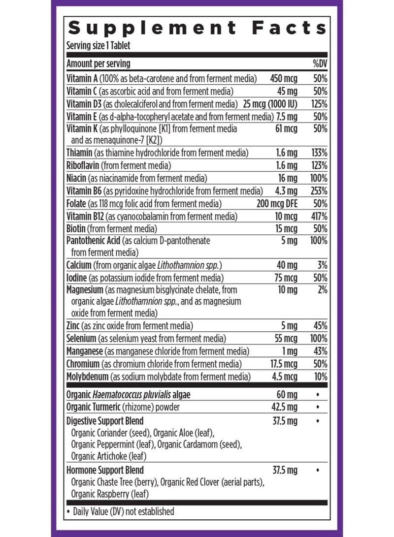 New Chapter Every Woman's One Daily 55+ - Multivitamin for Women - Supports Immune, Bone & Vision Health* - Gentle on the Stomach - Non-GMO, Gluten Free, Dairy Free, Vegetarian & Kosher - 72 Tablets - Image 5