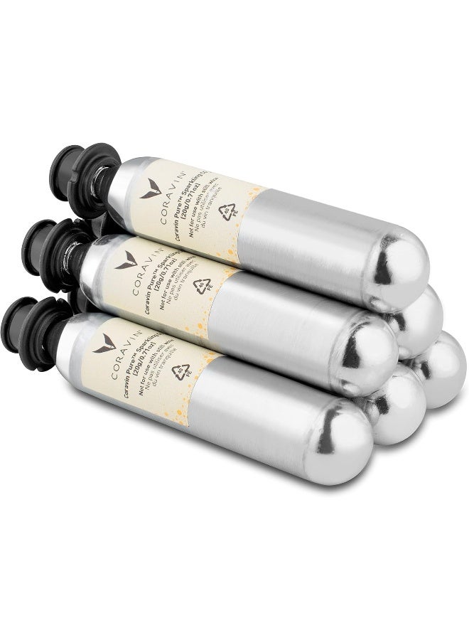Coravin مجموعة كبسولات كورافين CV 752538 زيلفر الفوارة من 6 قطع - Image 1