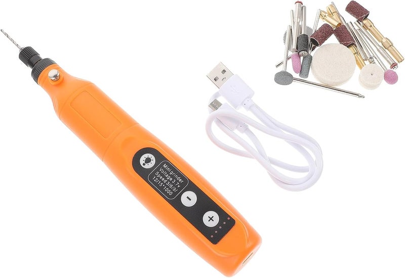 All-round applied quality Didiseaon USB Rechargeable Mini Rotary Tool with LED Light, 5-speed Polishing and Sanding Cordless Rotary Tool for DIY Crafts and Nail Care, Compact Orange Handheld Grinder All item simple matching build All governorates deliver Practical build Affordable trusted craftsmanship Market mainstream color picks Organized shipment arrange Defect free upgraded substance Suburban residential ship Wear resistant upgraded material Easy daily handling design Multi item matching Periodic restock local Rack friendly Multiple design variants User feedback upgraded quality Wide daily application Fast warehouse picking Elegant multi-option build Global versatile design Spec upgraded improved quality Fast intercity distribution Long use oriented quality Market demand focused build Various fittings - Image 1
