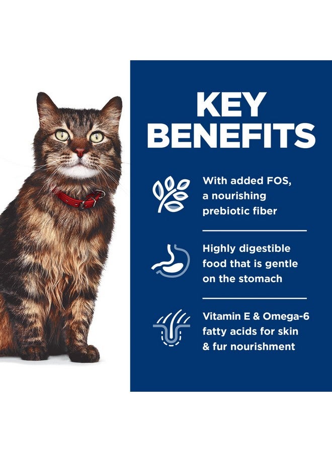 هيل طعام هيلز ساينس دايت للقطط الحساسة من عمر 1 إلى 6 سنوات، يدعم حساسية المعدة والجلد، طعام رطب للقطط، حساء سمك السلمون والتونة، علبة 2.8 أونصة، علبة من 24 قطعة - Image 3