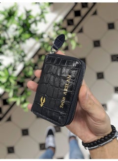 VISSO 661 Zippered Credit Card Holder Model Genuine Leather Bag Personalized Card Holder Wallet For Men & Women  - Image 2