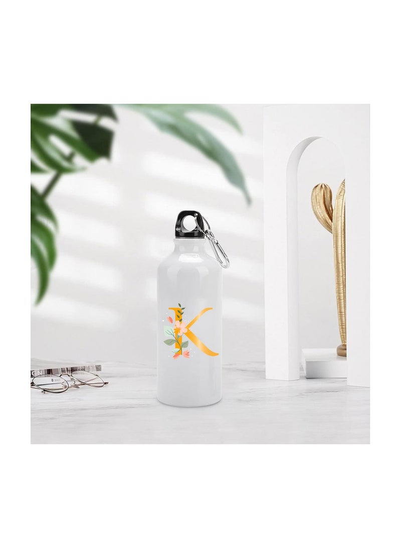 Flask Water Bottle With Initial Letters Printed On It - Gift for Family - Friends - Image 5