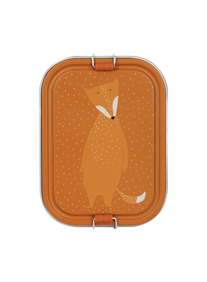 Trixie Stainless Steel Lunch Box Large - 2-Compartment - Mr. Fox - Image 2
