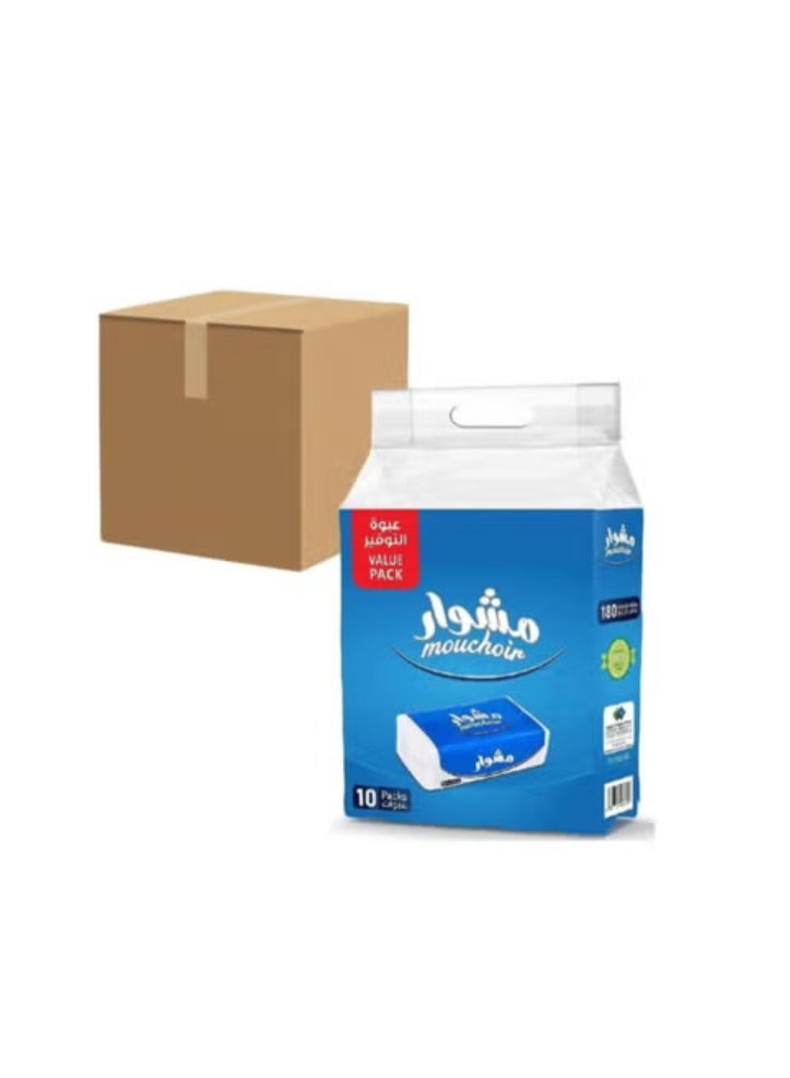 Mouchoir Carton of facial tissues: 160 double sheets * 50 packs