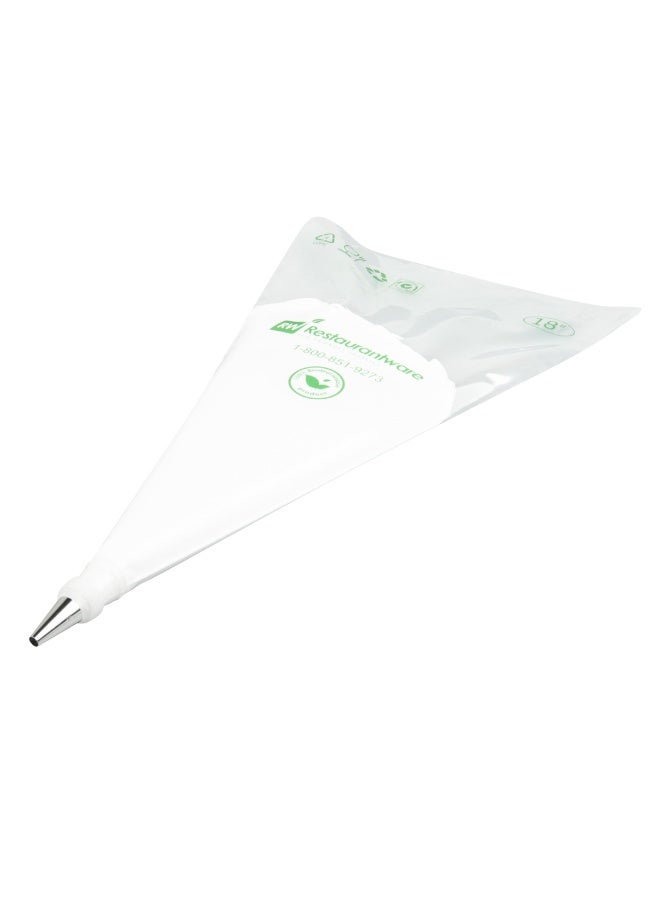 Restaurantware Pastry Tek Piping Tip, 1 Round Round Tip For Icing - #10, Corrosion-Resistant, Stainless Steel Icing Tip, Dishwasher-Safe, Decorate Cupcakes, Cakes, or Cookies - Image 2