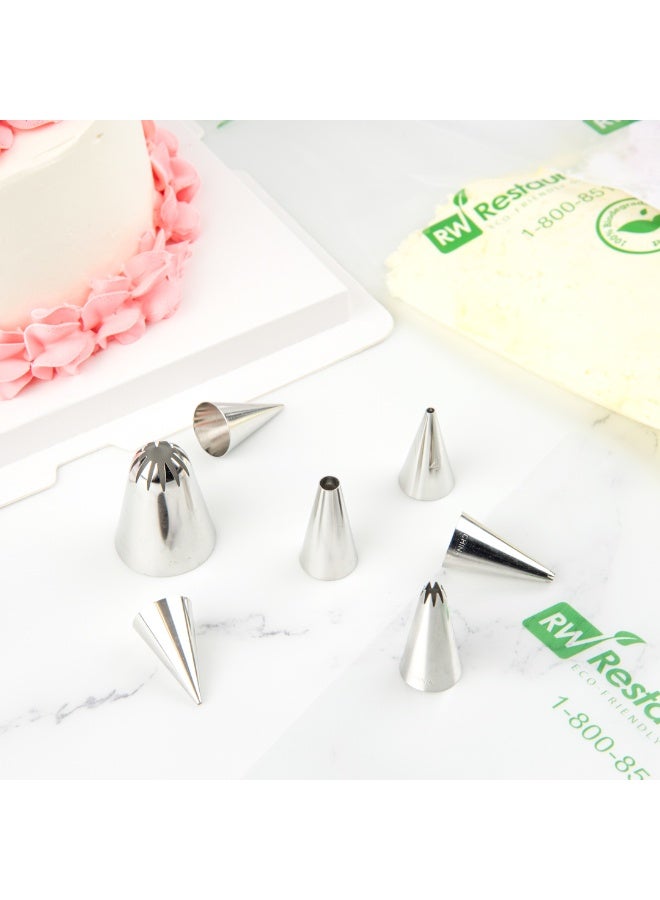 Restaurantware Pastry Tek Piping Tip, 1 Round Round Tip For Icing - #10, Corrosion-Resistant, Stainless Steel Icing Tip, Dishwasher-Safe, Decorate Cupcakes, Cakes, or Cookies - Image 5