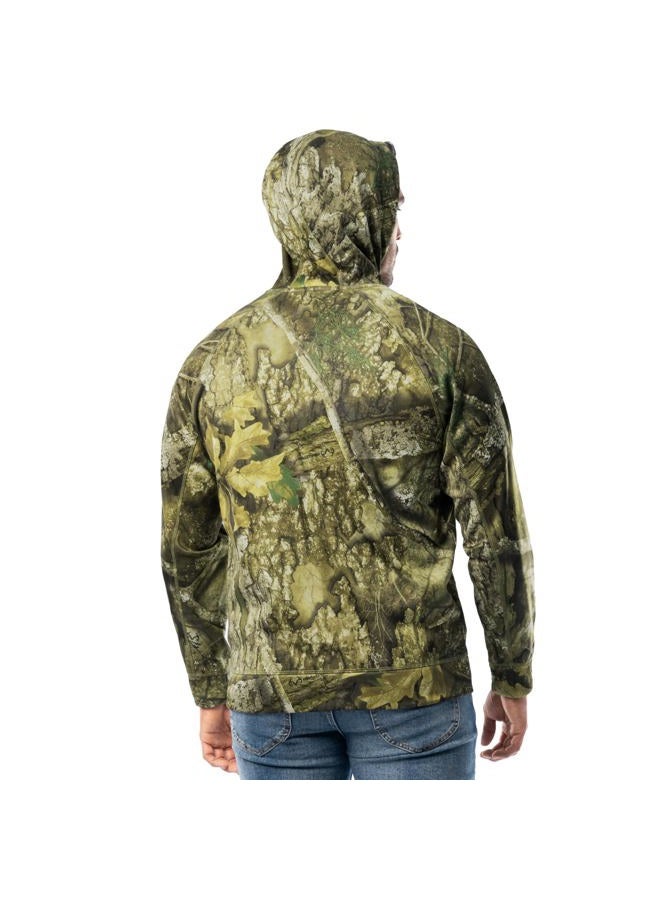 Realtree Men's Performance Bonded Fleece Zip Hoodie, Realtree Apx, L - Image 5