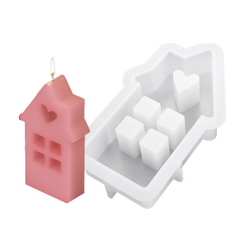 Easter House Shaped Handmade Soap Clay Silicone Mold Size L For Easter Decoration - Image 5