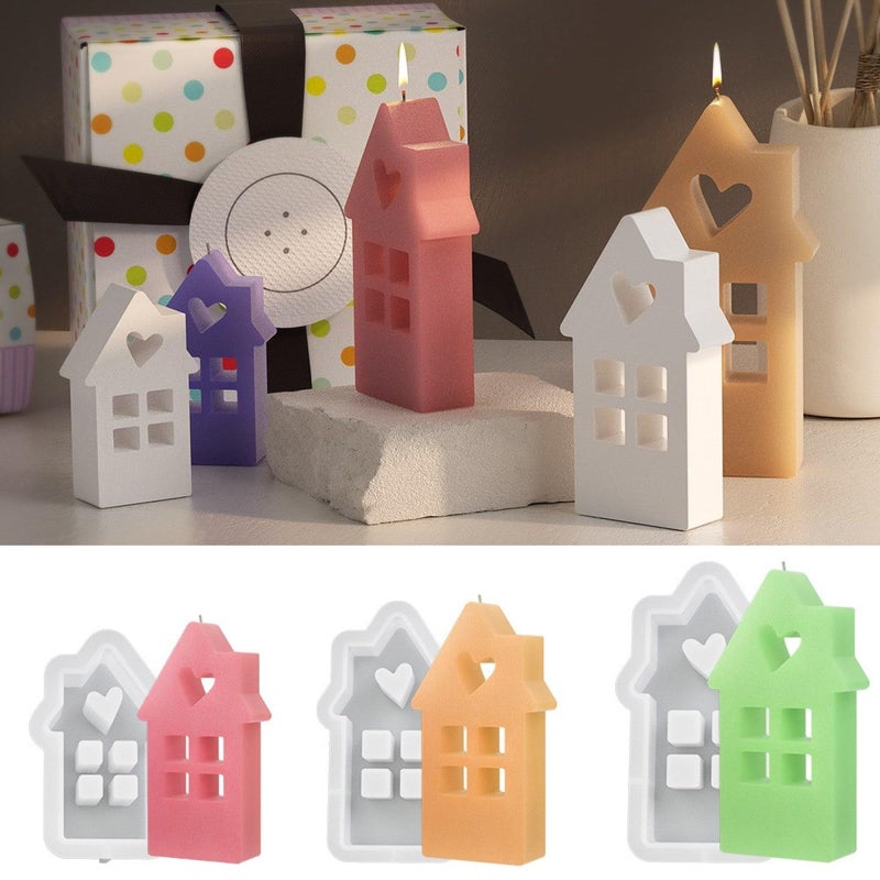 Easter House Shaped Handmade Soap Clay Silicone Mold Size L For Easter Decoration - Image 3