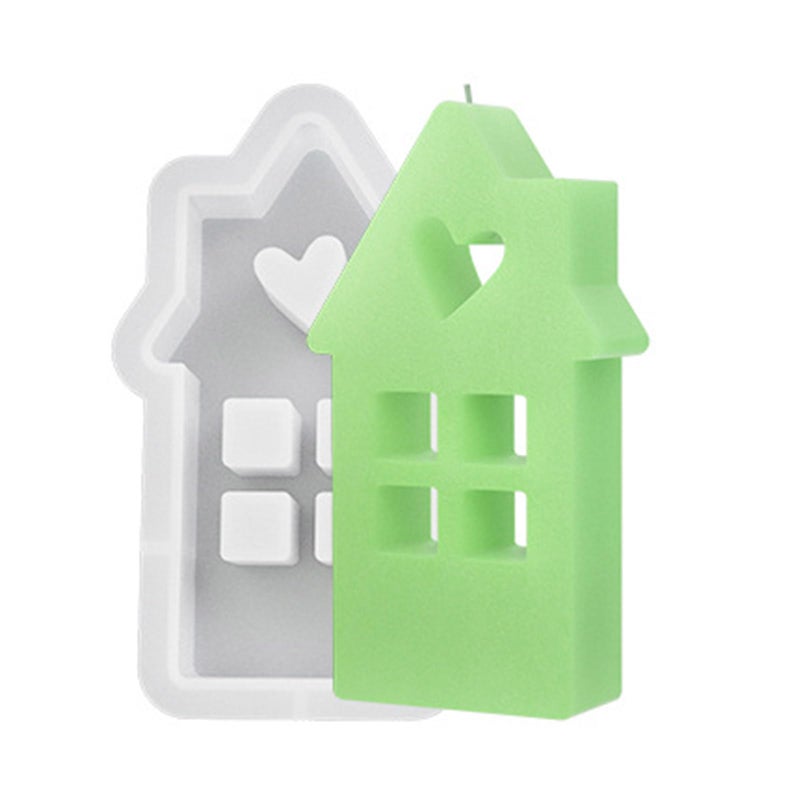 Easter House Shaped Handmade Soap Clay Silicone Mold Size L For Easter Decoration - Image 2
