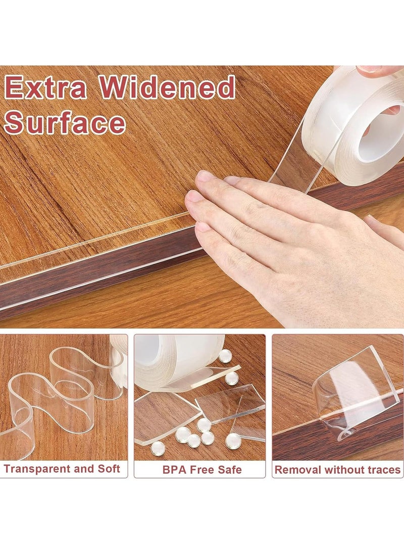 Gonice Safety Edge Corner Protector Set, Safe Corner Protector, Anti-Sharp Edge Protector、Soft Bumper Strip Furniture Clear Toddler Edge Corner Protectors, For Furniture、Drawers、 Tables、 Cabinets(5M)  - Image 2