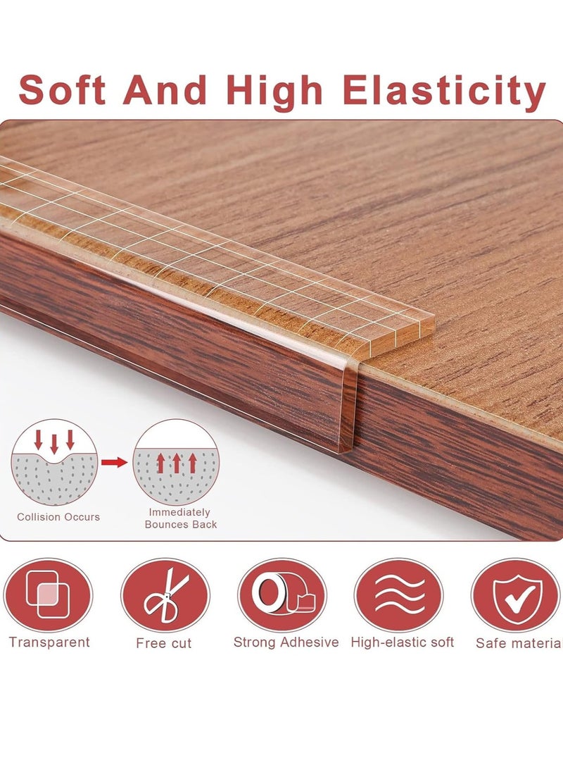 Gonice Safety Edge Corner Protector Set, Safe Corner Protector, Anti-Sharp Edge Protector、Soft Bumper Strip Furniture Clear Toddler Edge Corner Protectors, For Furniture、Drawers、 Tables、 Cabinets(5M)  - Image 3