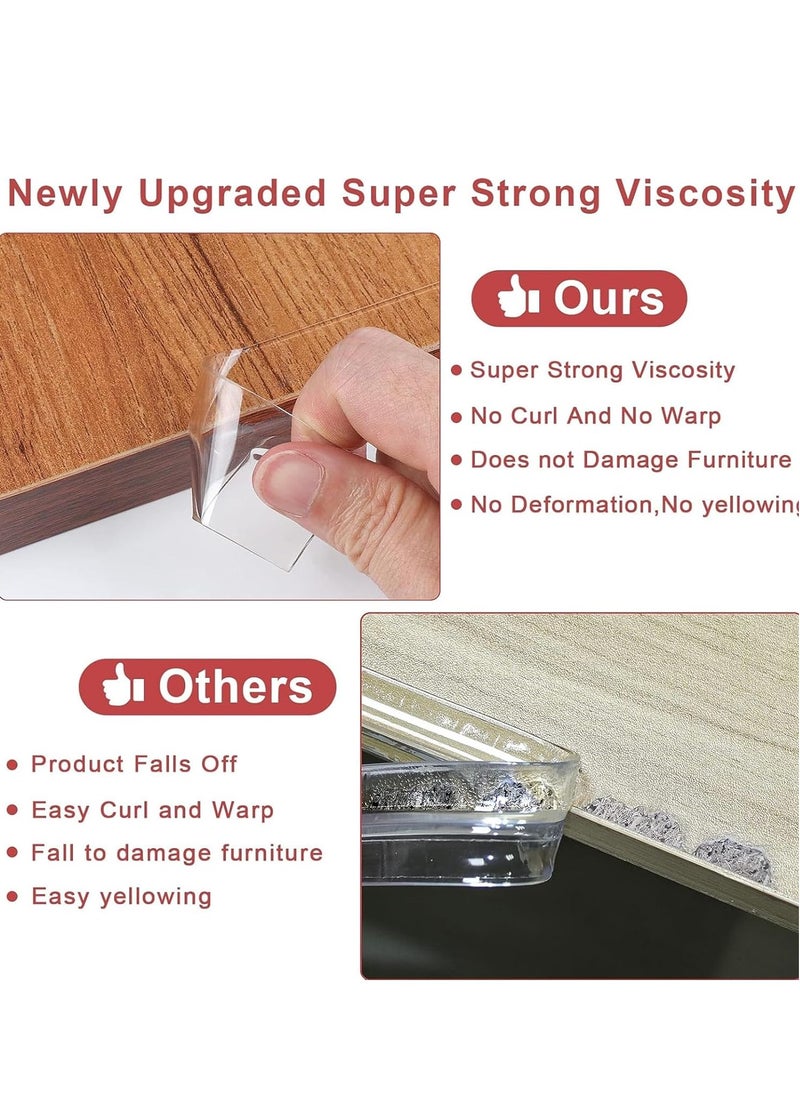 Gonice Safety Edge Corner Protector Set, Safe Corner Protector, Anti-Sharp Edge Protector、Soft Bumper Strip Furniture Clear Toddler Edge Corner Protectors, For Furniture、Drawers、 Tables、 Cabinets(5M)  - Image 4
